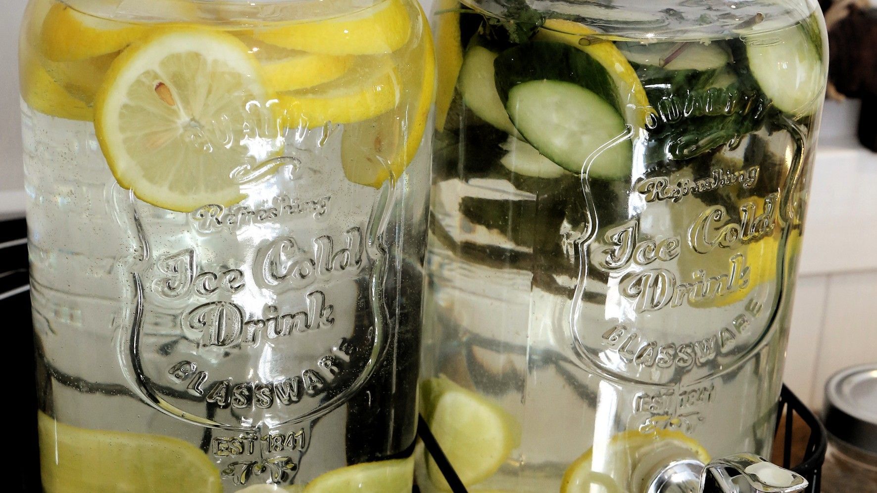 Fresh lemon water breakfast Whymper Chamonix