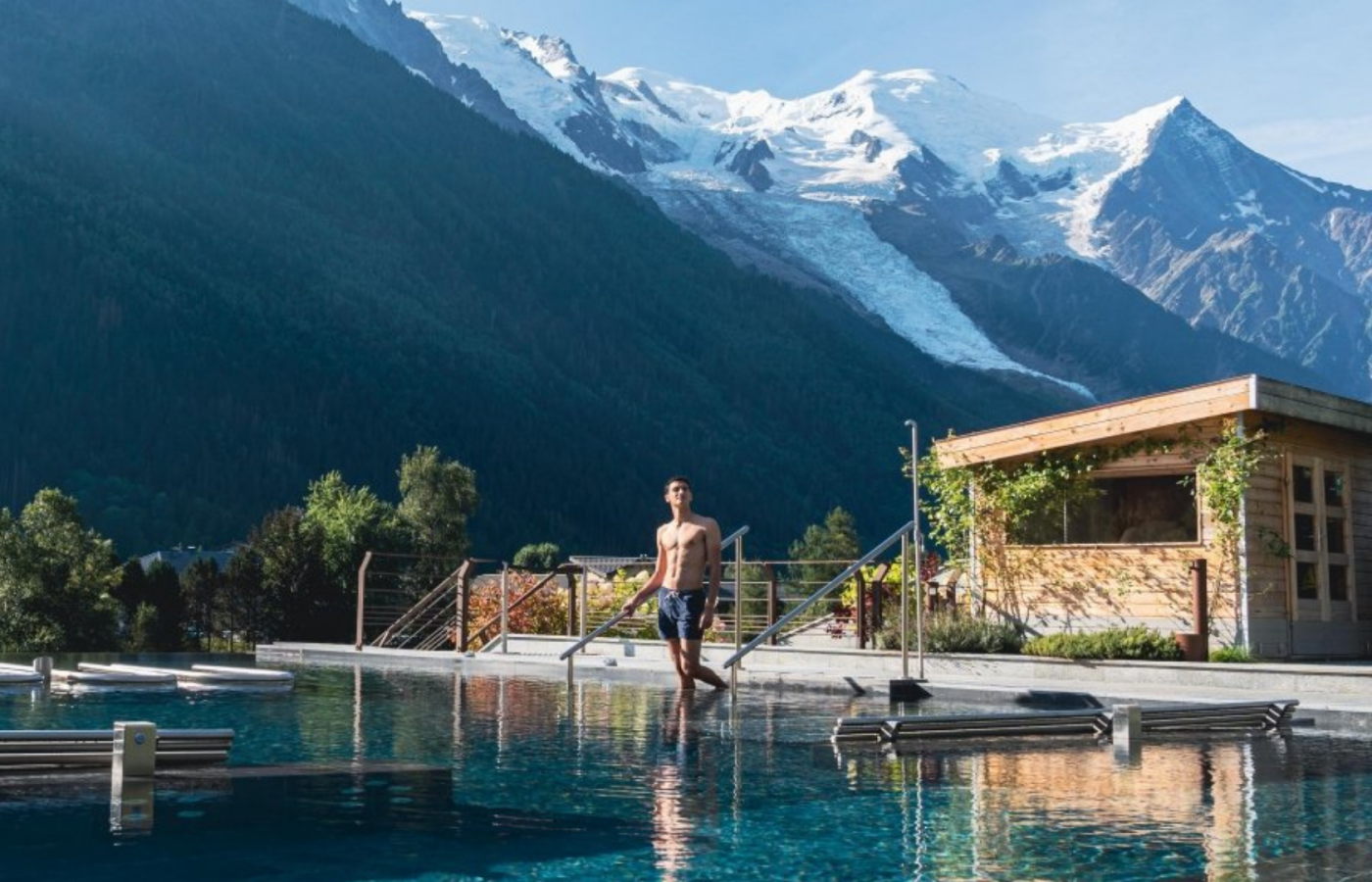 The QC Terme wellness spa has arrived in Chamonix in the wonderful setting of the Mont Blanc Valley