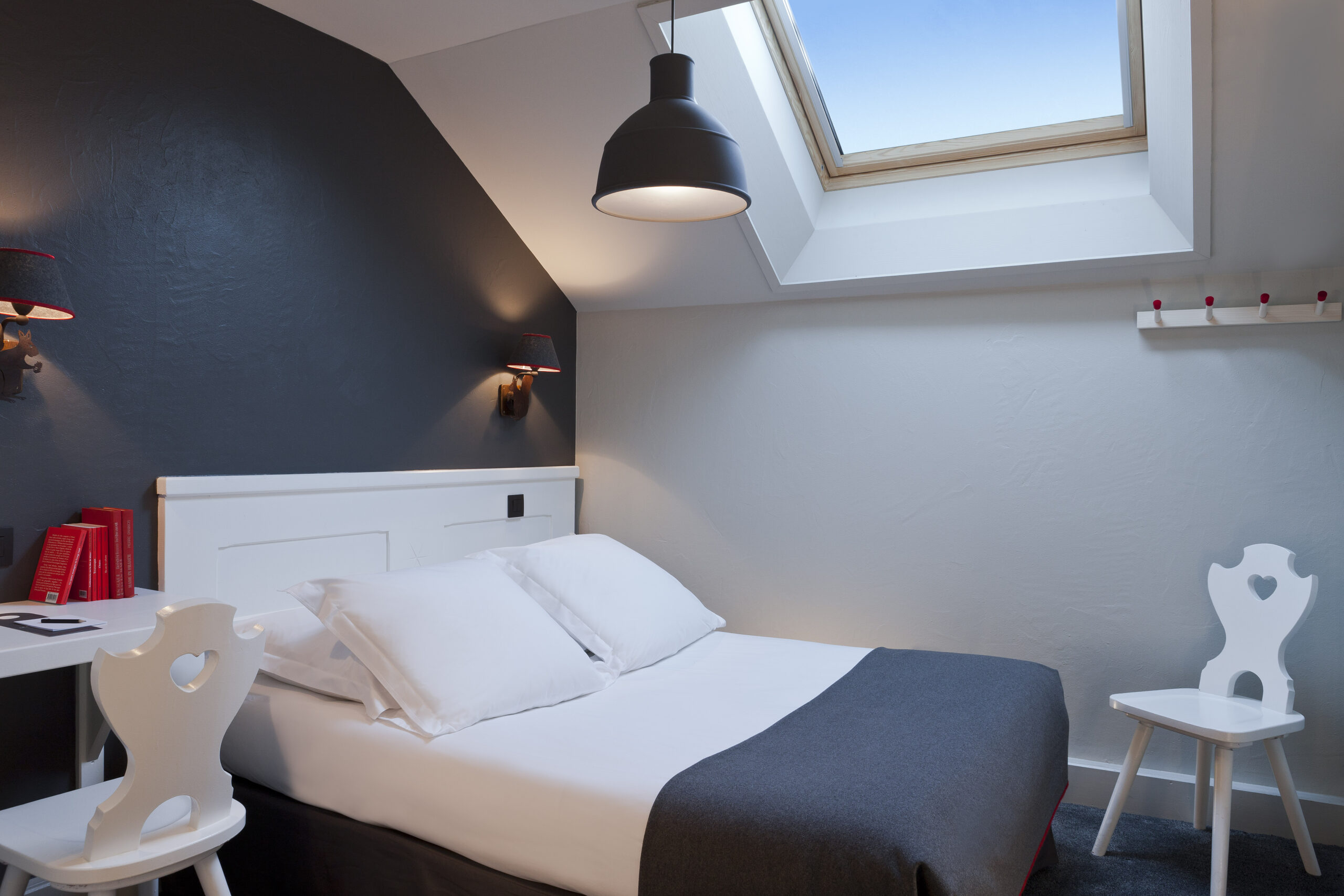 Chambres classiques avec lit double et vue sur le ciel 