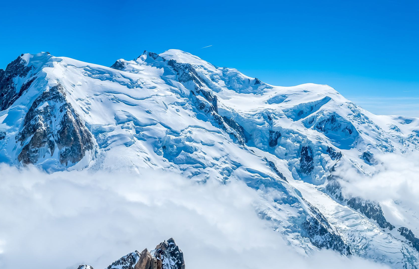 panoramique du mont blanc hameau Faucigny activités hiver whymper genepy café chamonix mont blanc